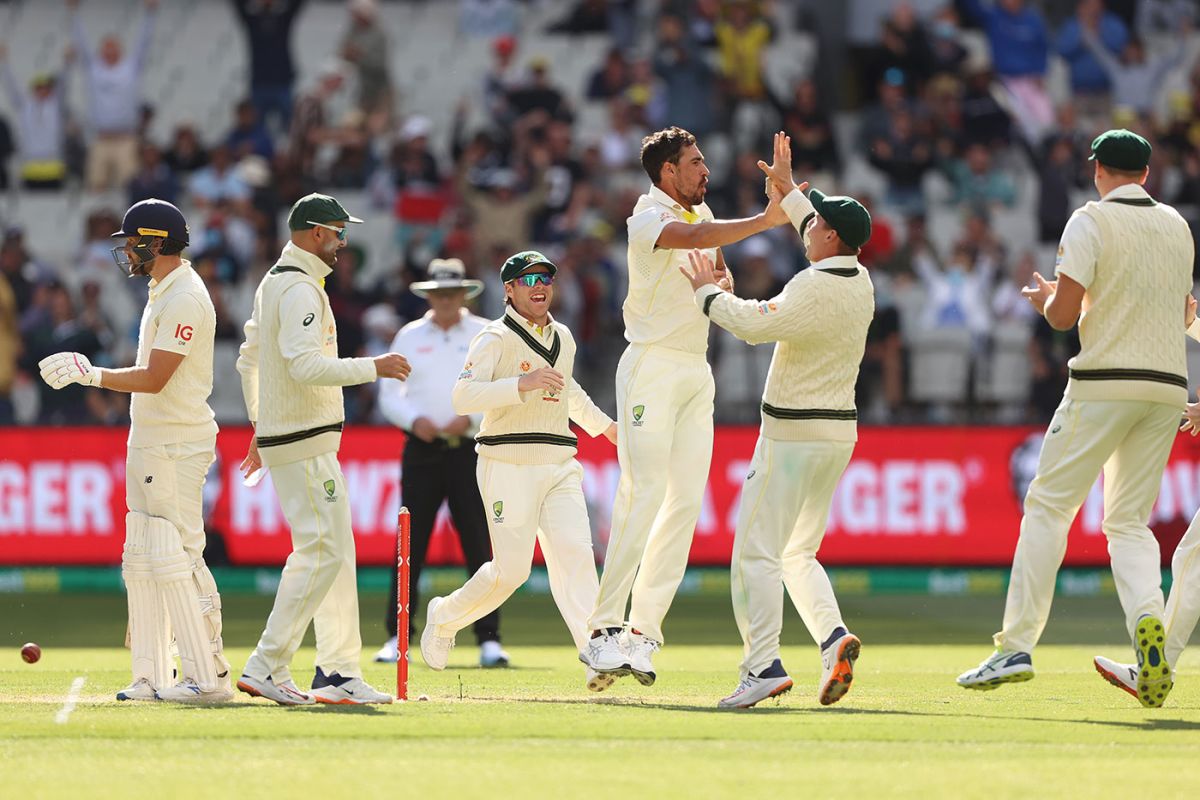 Mitchell Starc was on a hat-trick after removing Dawid Malan, Australia vs England, 3rd Test, Melbourne, December 27, 2021