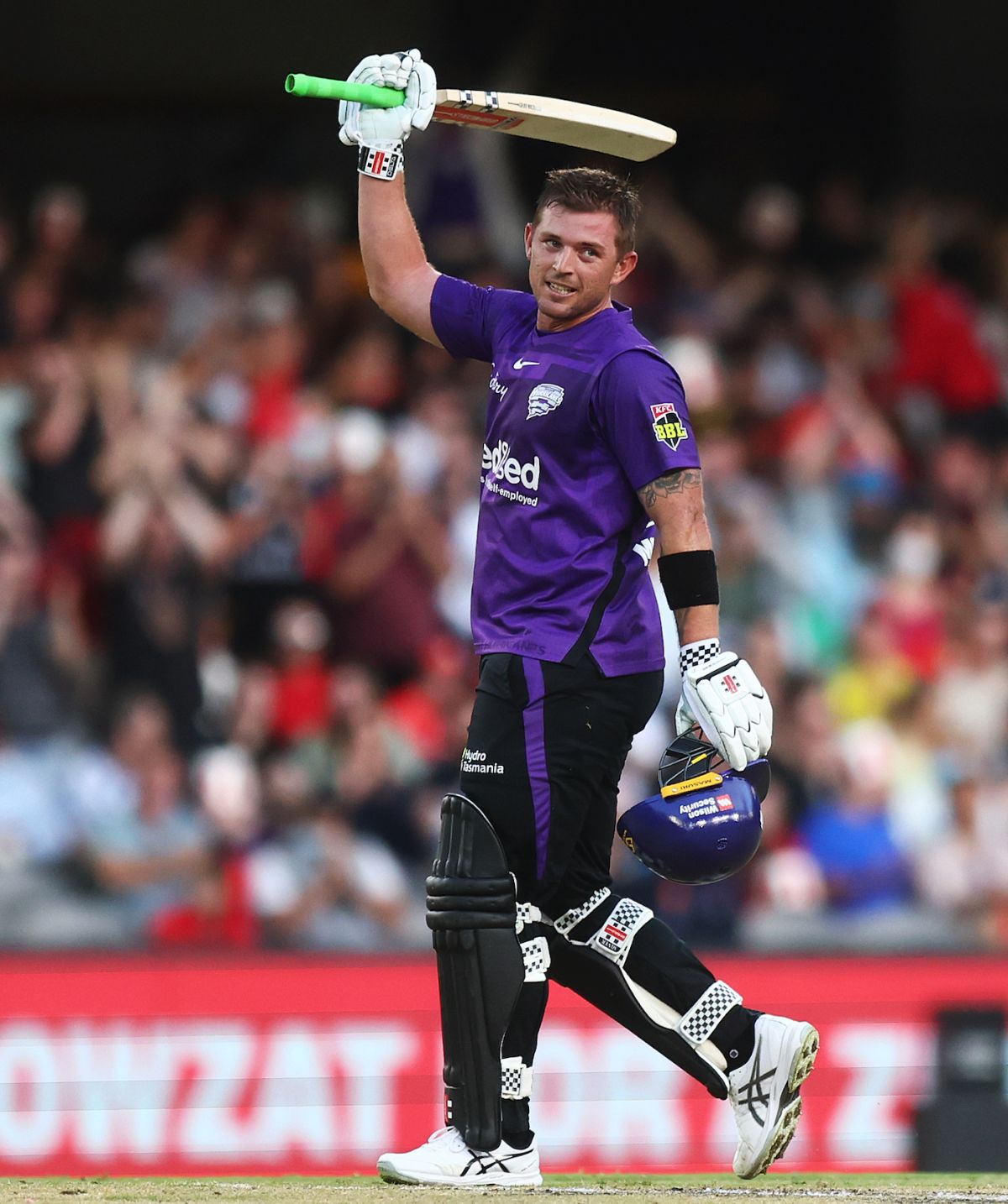 Ben McDermott brought up back-to-back BBL centuries, Melbourne Renegades vs Hobart Hurricanes, BBL 2021-22, Melbourne, December 29, 2021