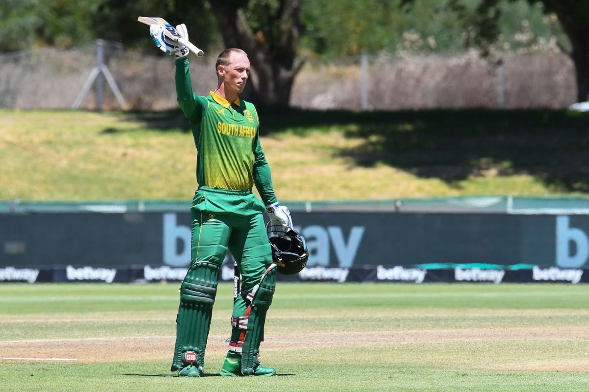 Rassie van der Dussen's brisk century powered South Africa, South Africa vs India, 1st ODI, Paarl, January 19, 2022