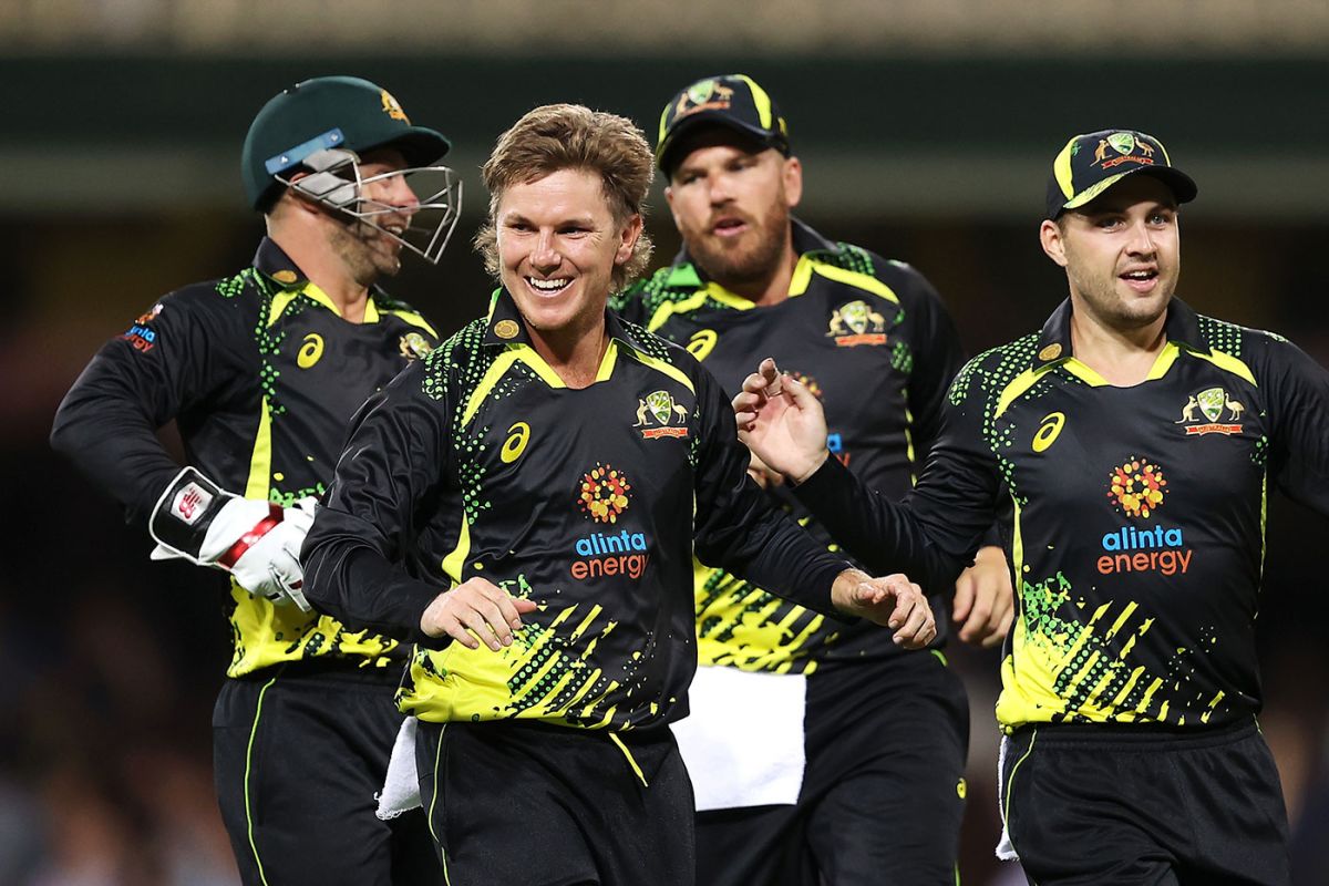 Adam Zampa again had an impact with the ball, Australia vs Sri Lanka, 1st T20I, Sydney, February 11, 2022