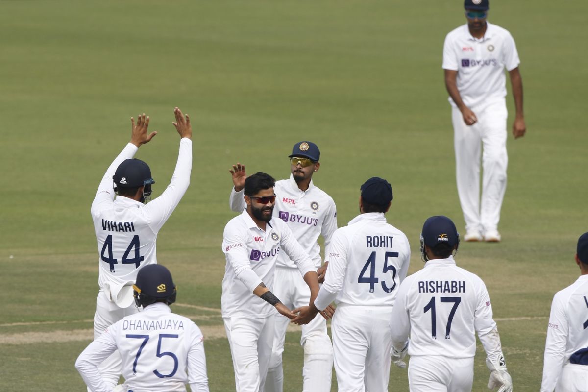 Ravindra Jadeja was on a wicket-taking spree, India vs Sri Lanka, 1st Test, Mohali, 3rd day, March 6, 2022