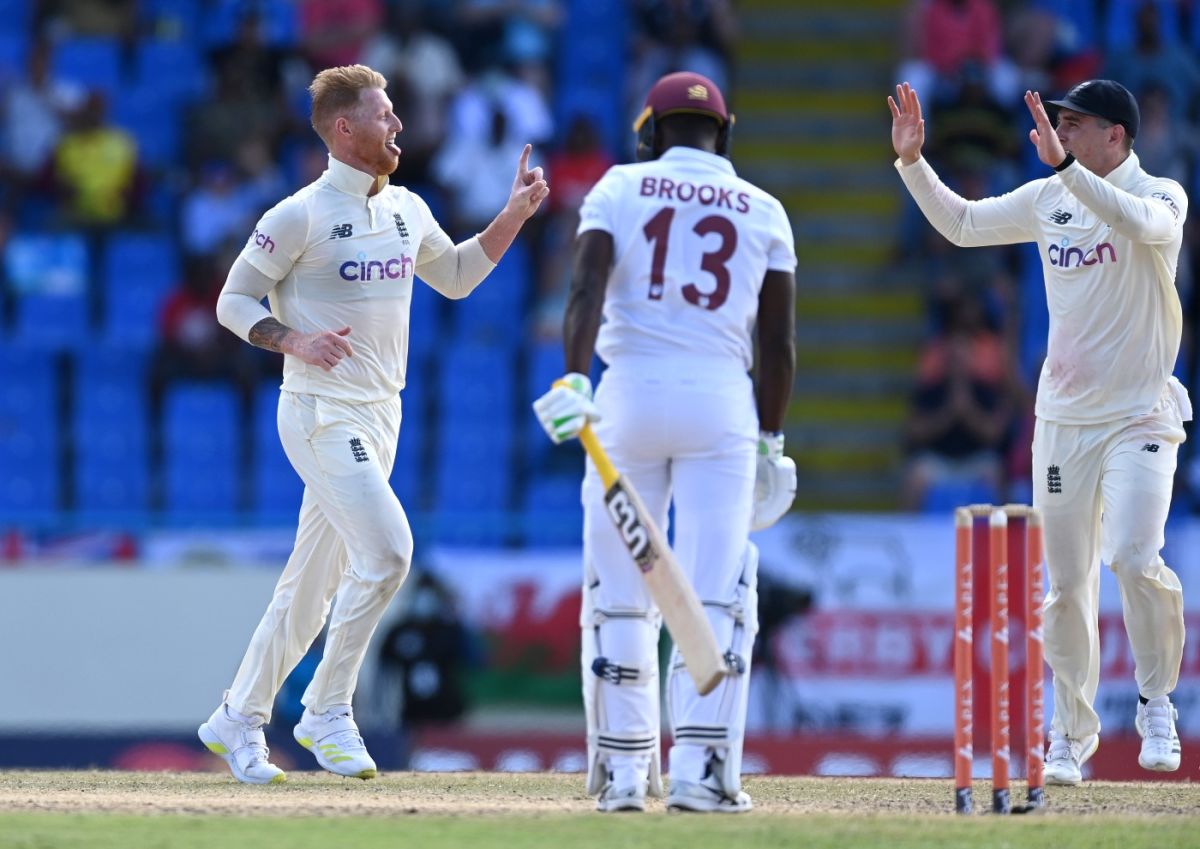 Ben Stokes broke through to lift England, West Indies vs England, 1st Test, Antigua, 2nd day, March 9, 2022