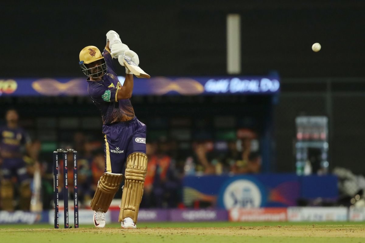 Ajinkya Rahane was solid for Kolkata Knight Riders at the top, Chennai Super Kings vs Kolkata Knight Riders, IPL 2022, Mumbai, March 26, 2022