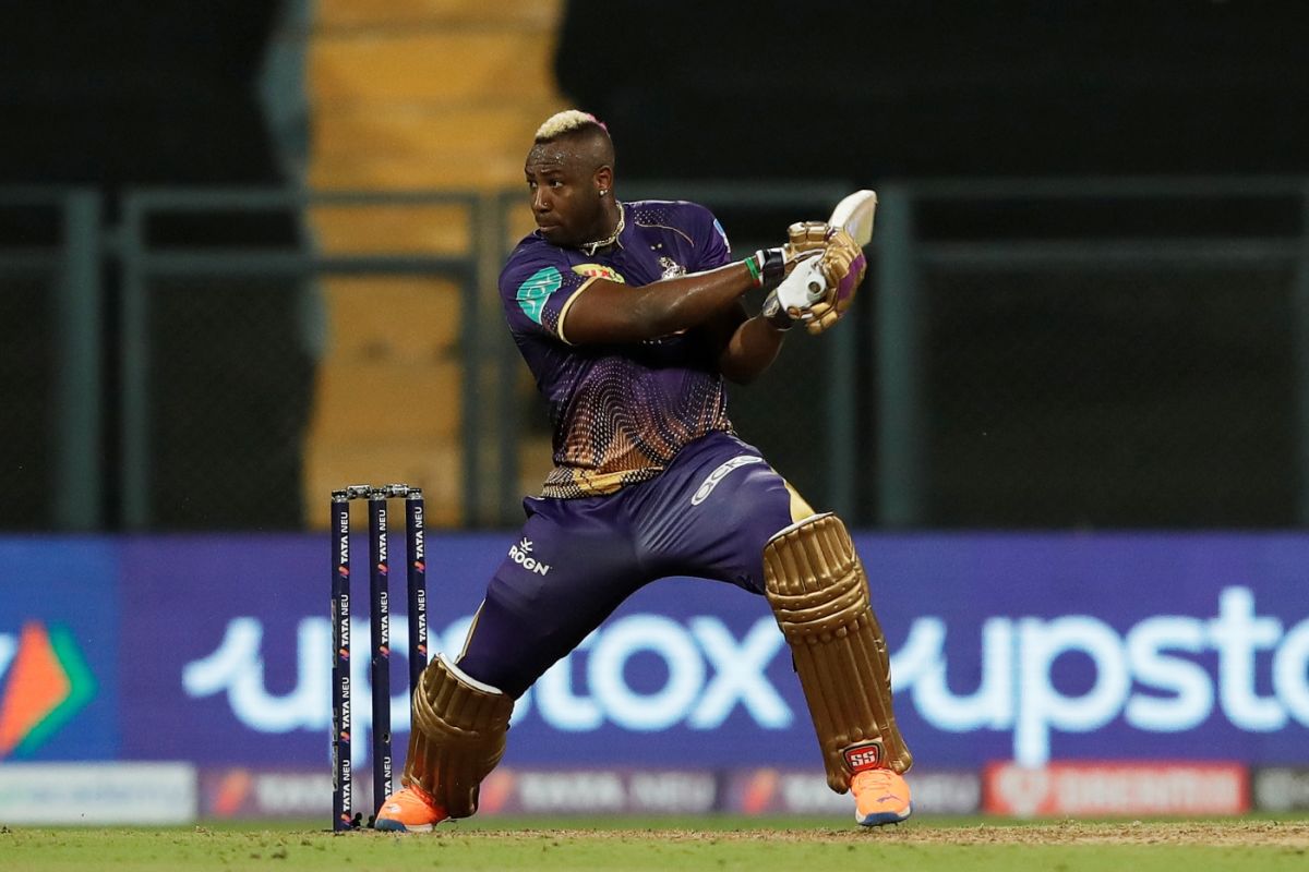 Andre Russell: power and placement, Punjab Kings vs Kolkata Knight Riders, IPL 2022, Wankhede Stadium, Mumbai, April 1, 2022