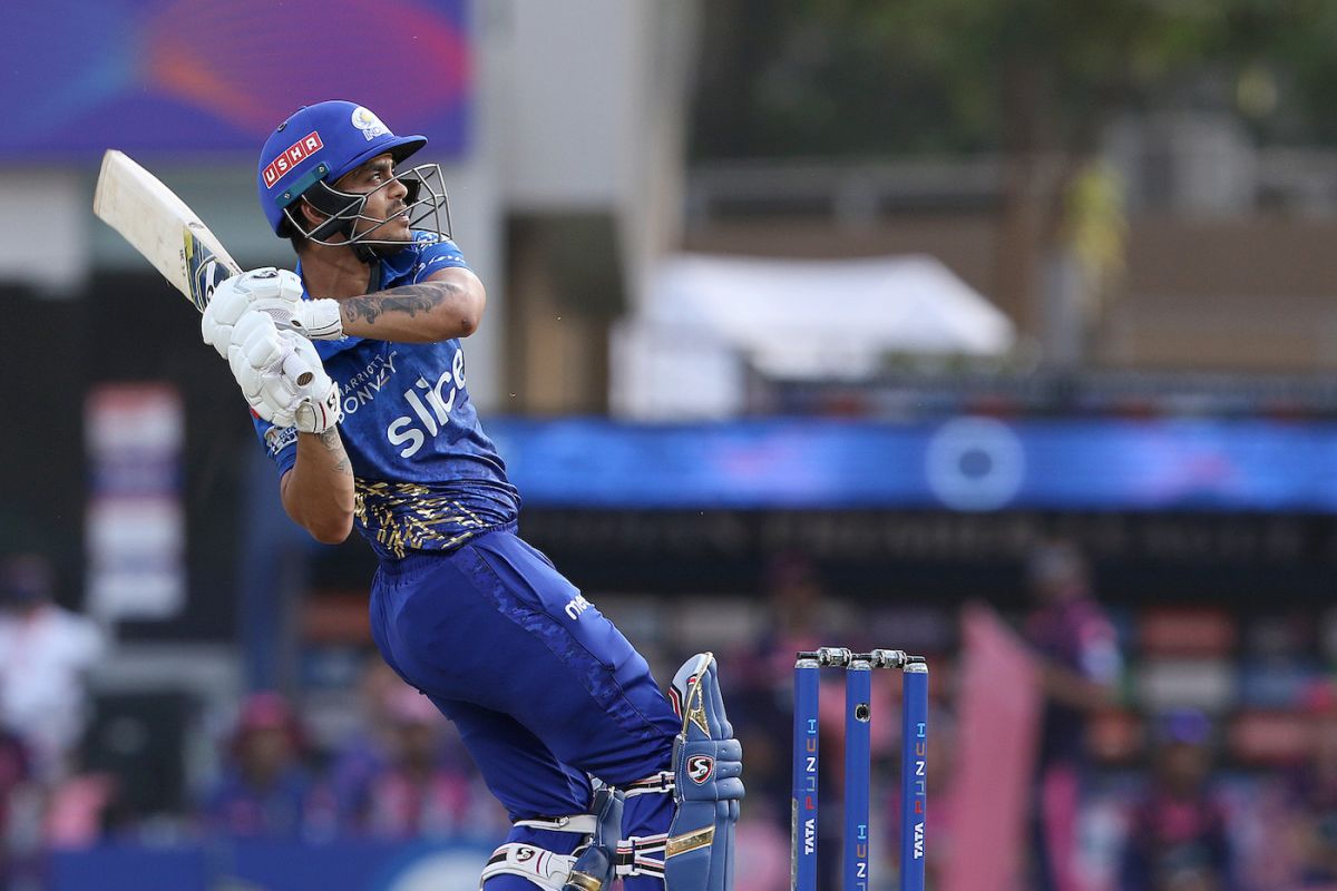 Ishan Kishan scored quickly at the top of the Mumbai innings, Mumbai Indians vs Rajasthan Royals, IPL 2022, Mumbai, April 2, 2022