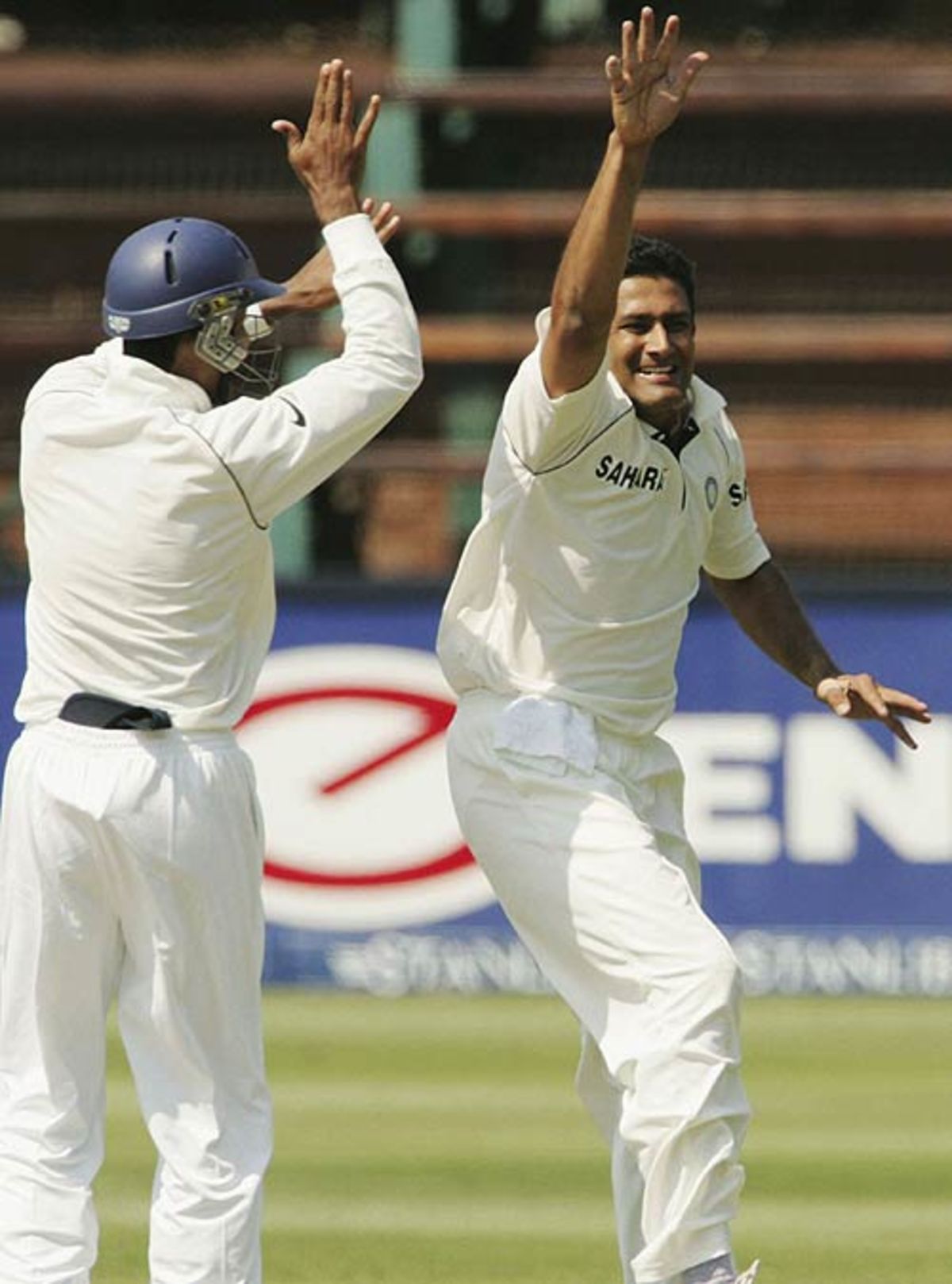 Anil Kumble got rid of the gritty Ashwell Prince, 1st Test, Johannesburg, 2nd day, December 16, 2006