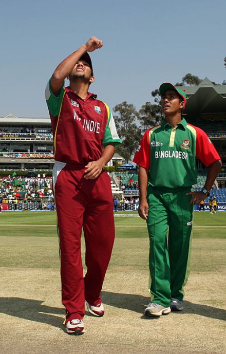 Mohammad Ashraful called right at the toss and Bangladesh chose to field