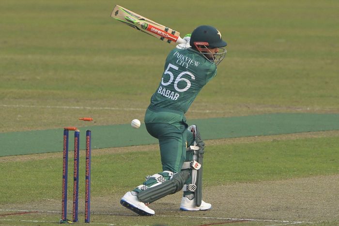 Babar Azam loses his stumps to Mustafizur Rahman | ESPNcricinfo.com