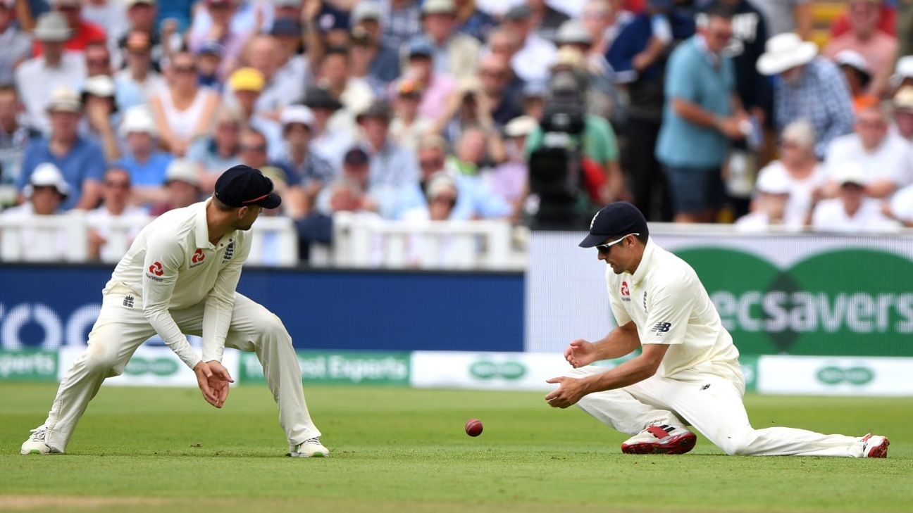 How England's slips in the slips let the pressure on India drop