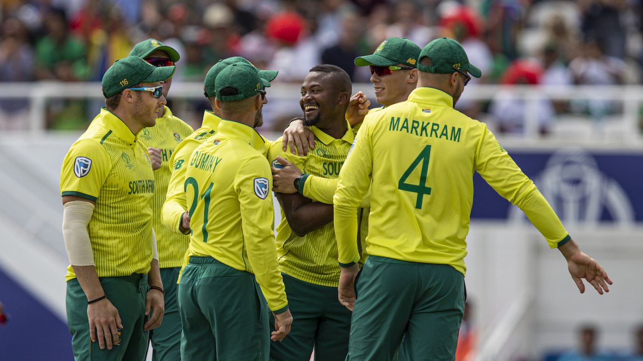 south africa cricket team jersey for world cup 2019