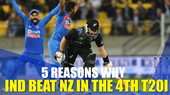 Recent Match Report India Vs New Zealand 4th T20i 2020