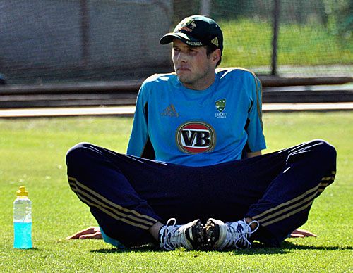 Ben Laughlin takes a breather