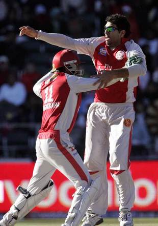 Deccan Chargers Rohit Sharma is bowled by Kings XI Punjab bowler