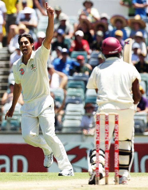 Mitchell johnson picks up narsingh deonarine espncricinfo