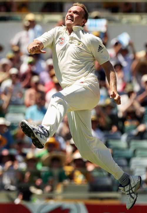 Doug Bollinger is ecstatic with his first Test fivefor