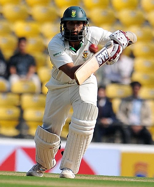 Hashim Amla in action on the first morning | ESPNcricinfo.com