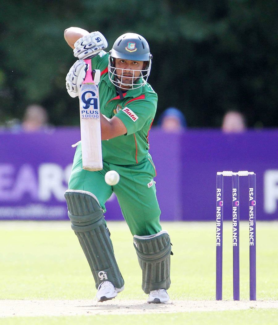 Tamim Iqbal punches the ball down the ground | ESPNcricinfo.com