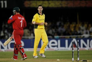 AUS vs ZIM Cricket Scorecard, 4th Match, Group A at Ahmedabad, February