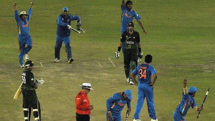 Full Scorecard of India vs Pakistan 2nd Semi-Final 2010/11 - Score Report |  ESPNcricinfo.com