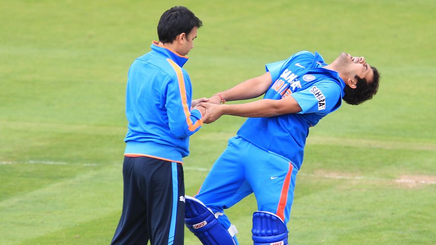 England V India, 1st Odi, Chester-le-street: Sachin Tendulkar And Rohit 