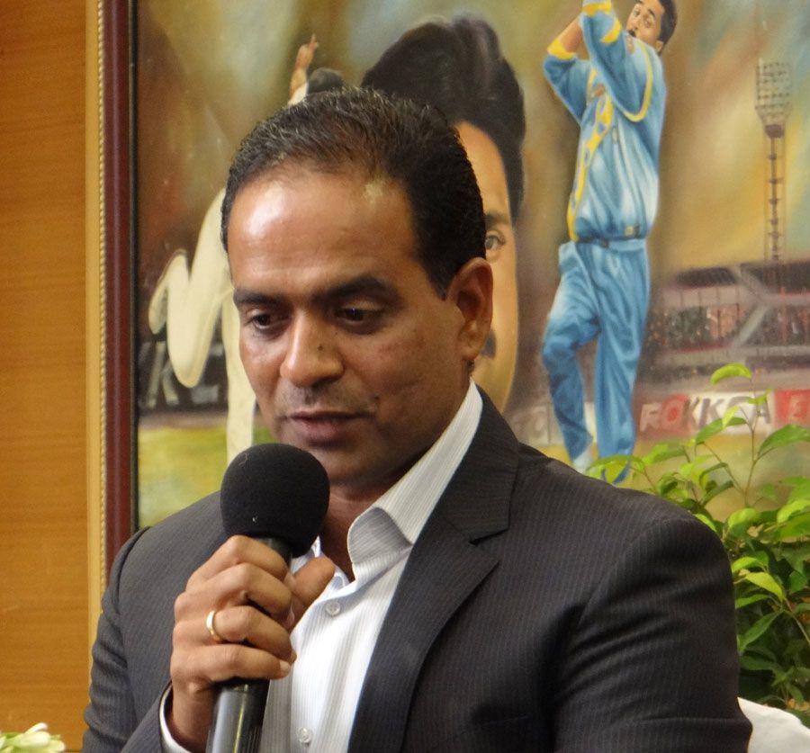 Sunil Joshi at his retirement ceremony | ESPNcricinfo.com