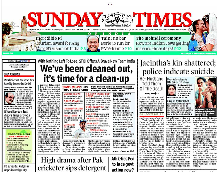 the-sunday-times-of-india-s-front-page-headline-calling-for-a-shake-up