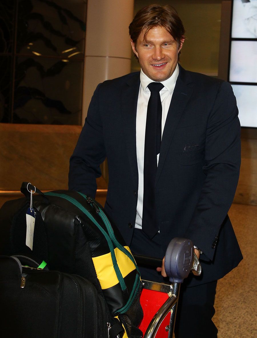 Shane Watson arrives at Sydney International Airport | ESPNcricinfo.com