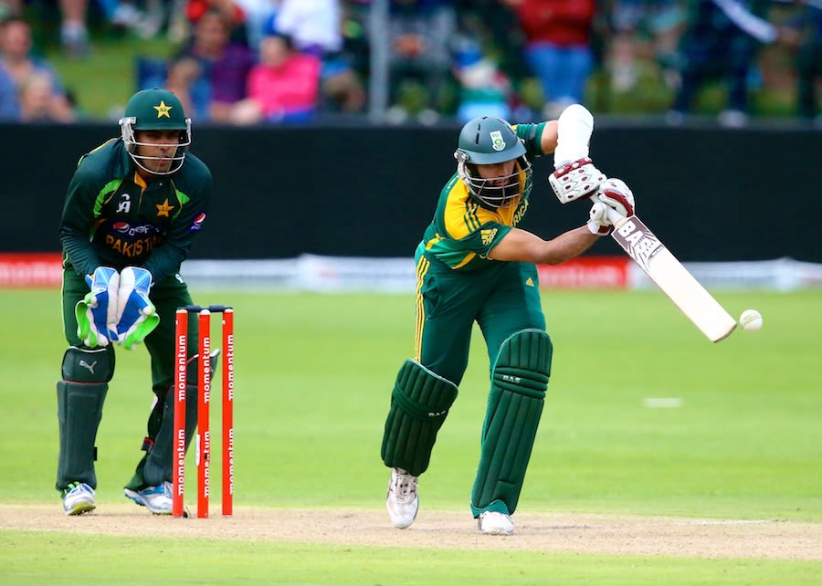 Hashim Amla drives down the ground | ESPNcricinfo.com