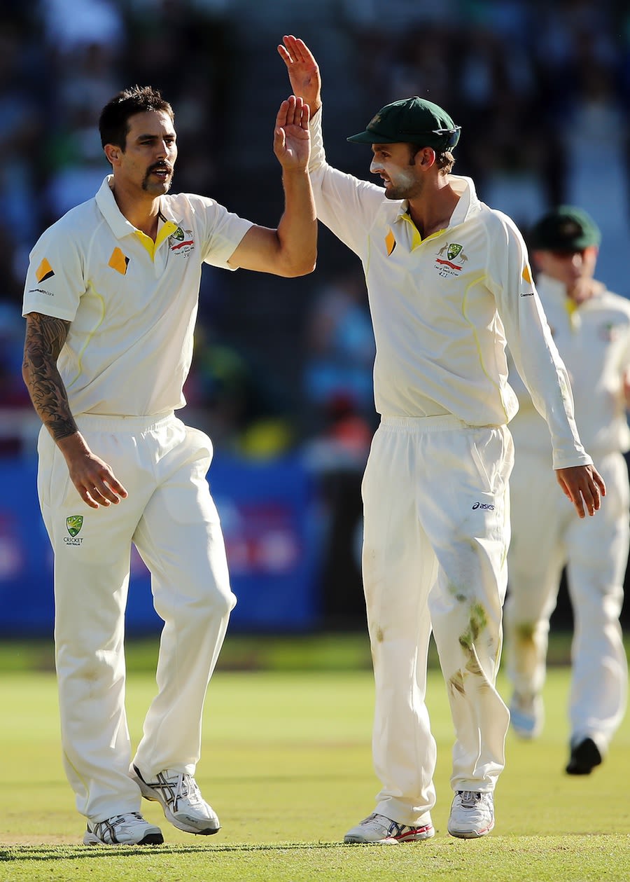Mitchell Johnson finished with four wickets