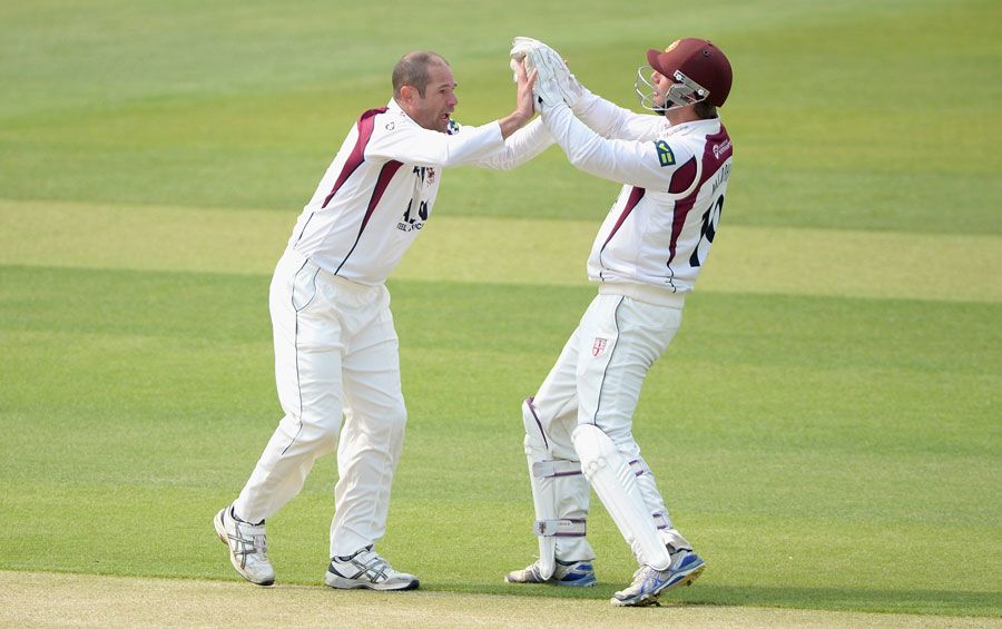 Andrew Hall celebrates a wicket with David Murphy | ESPNcricinfo.com