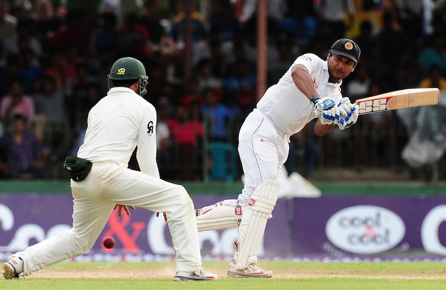 Kumar Sangakkara tucks one past short leg | ESPNcricinfo.com