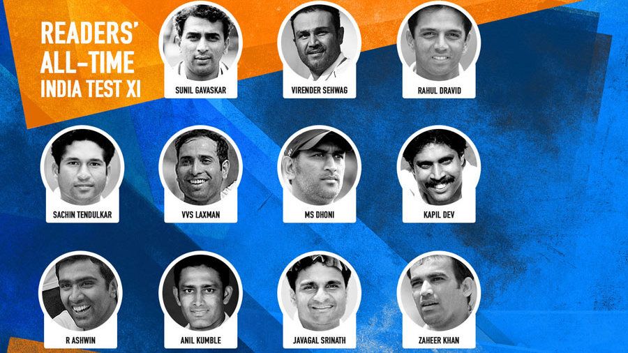 An alltime India Test XI chosen by our readers ESPNcricinfo