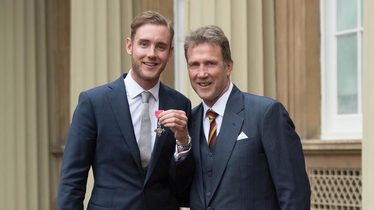 Prospect of Chris Broad officiating over son Stuart raises West Indies ...