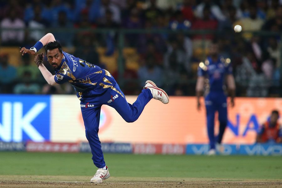 Krunal Pandya delivers the ball | ESPNcricinfo.com