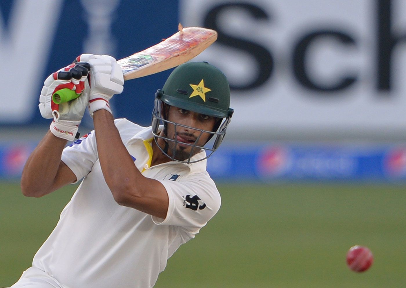 Shan Masood drives | ESPNcricinfo.com