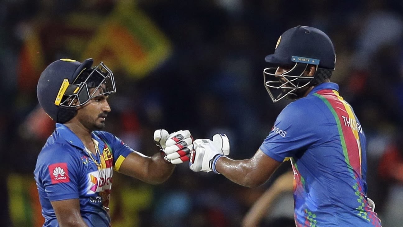 Kusal Perera and Thisara Perera (Sri Lanka) - 97 Runs Partnership in t20