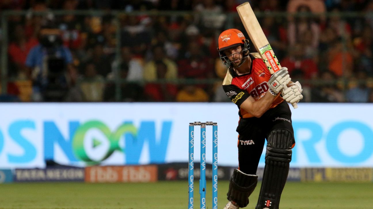 RCB vs SRH Cricket Scorecard 51st match at Bengaluru May 17 2018