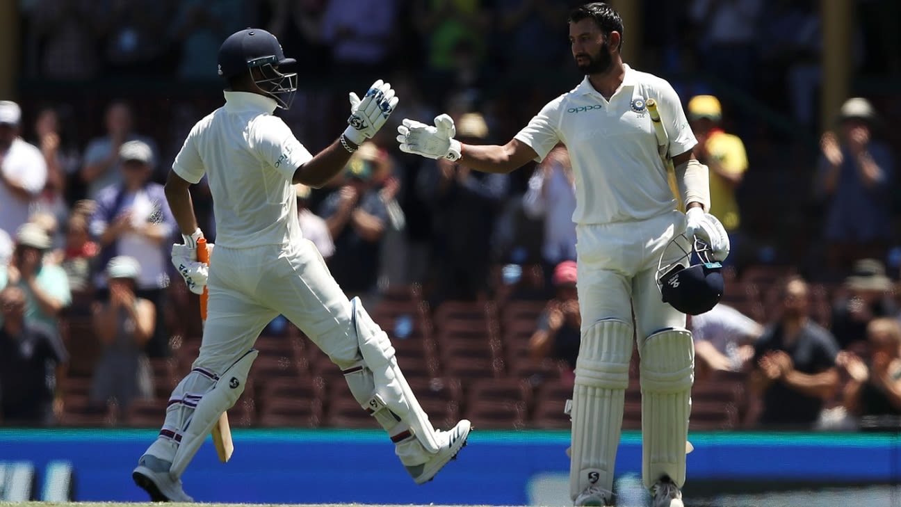 Pujara 193, Pant 159* grind Australia to dust