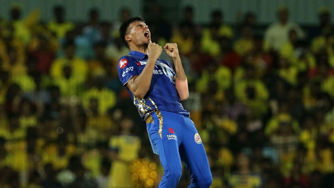 MI beat CSK, MI won by 6 wickets (with 9 balls remaining)