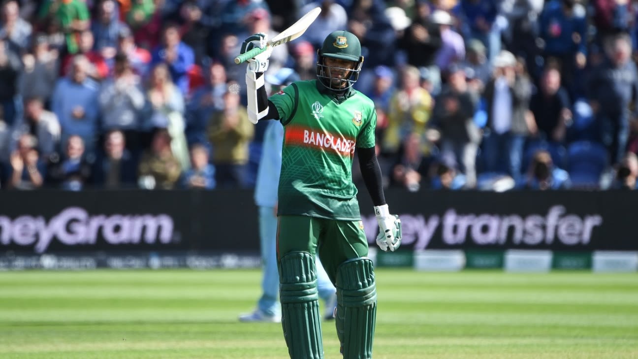 Shakib Al Hasan soars at No. 3 even as Bangladesh slip to defeat ...