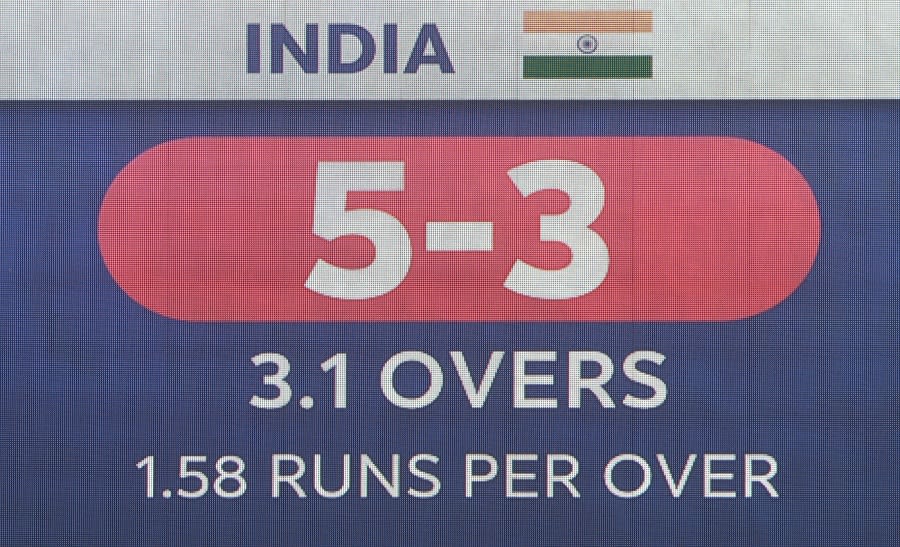5/3, 29/4, 71/5 was what the Indian scorecards looked like