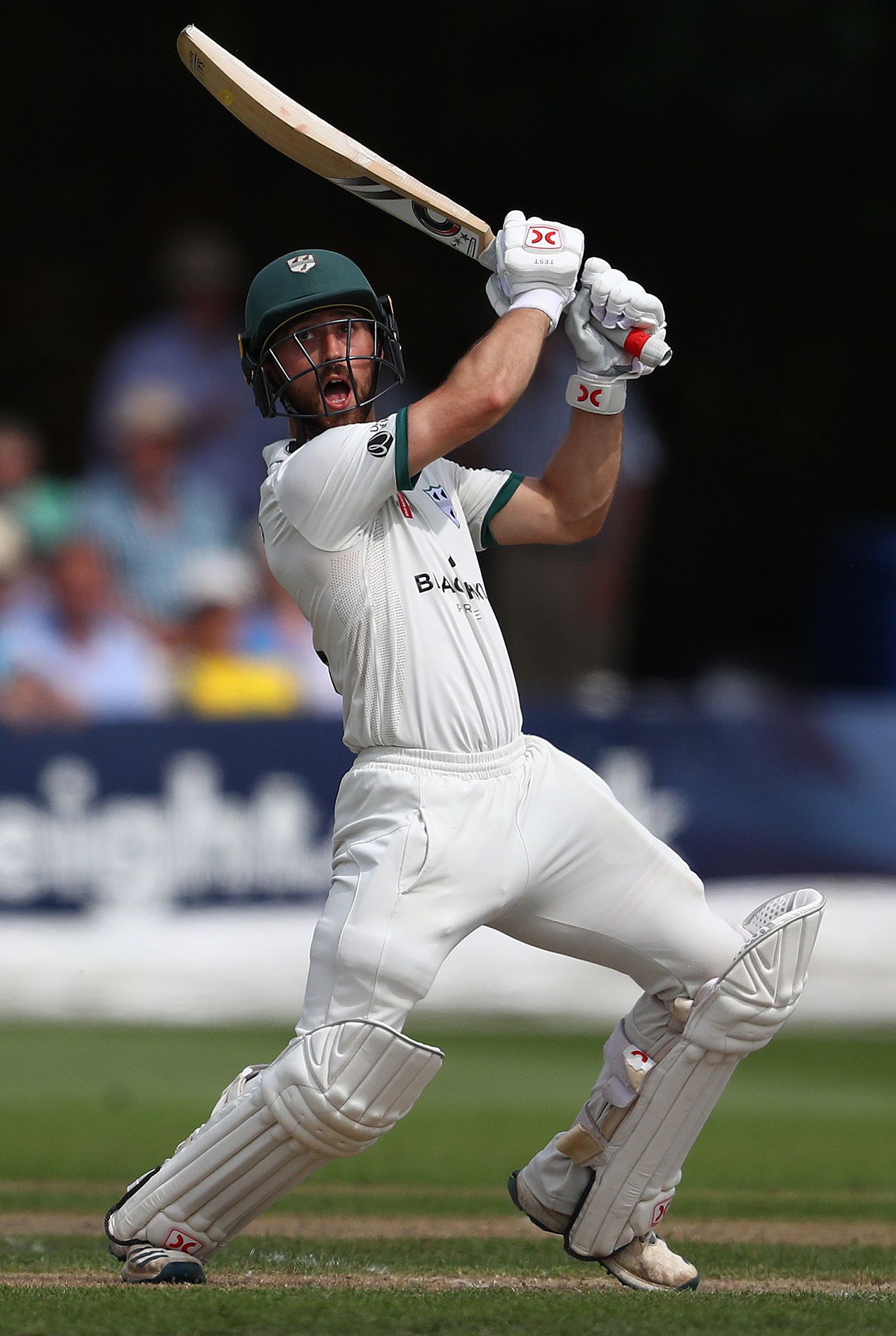 Alex Milton made a fighting fifty