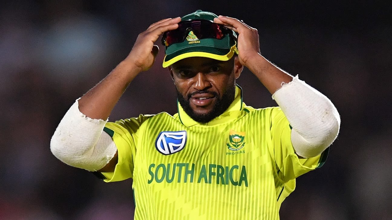 Temba Bavuma to captain South Africa in T20 World Cup, out of injured Rassie van der Dussen