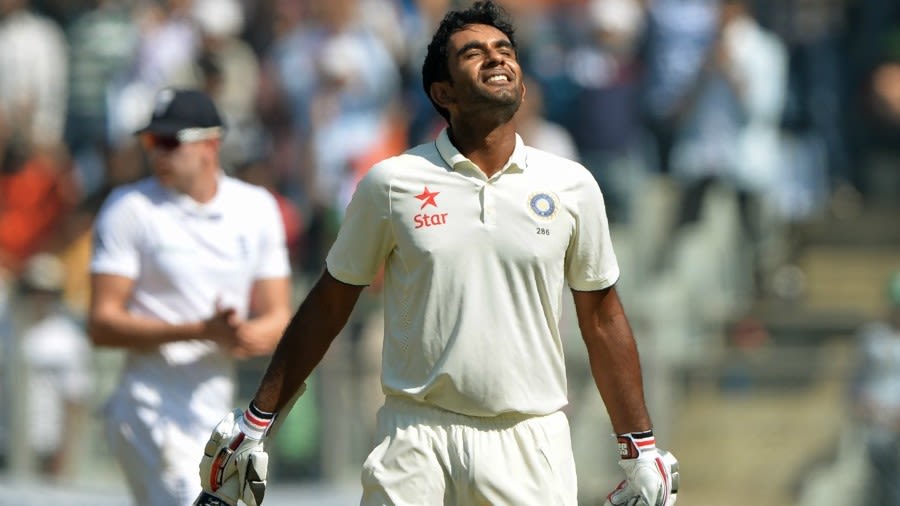 Jayant Yadav made his maiden Test century in the company of Virat Kohli, becoming the first Indian batsman to score a Test hundred from No. 9 AFP