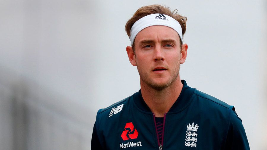 Stuart Broad wearing his new-look bandana Getty Images