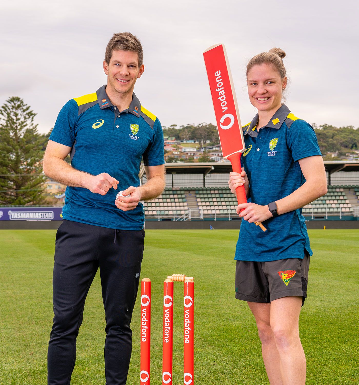 Tim Paine will lead the men's Test team and Nicola Carey will be part ...