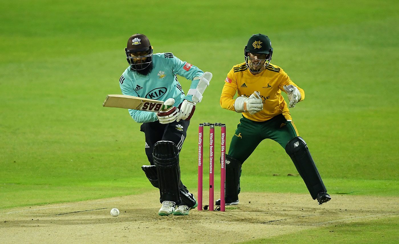 Hashim Amla works to the leg side | ESPNcricinfo.com