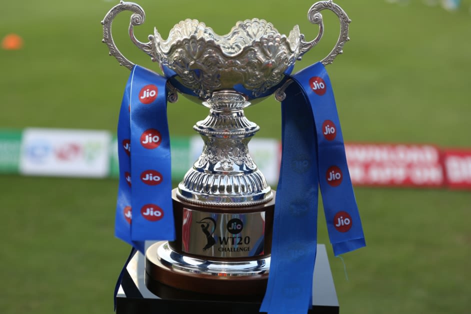 Women's T20 Challenge trophy on display | ESPNcricinfo.com