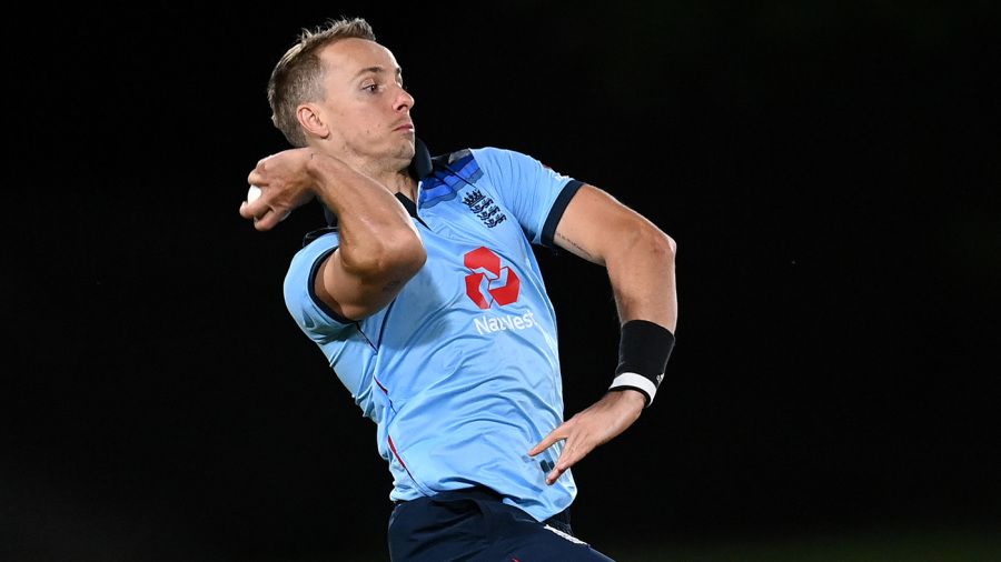 Tom Curran in his delivery stride Getty Images