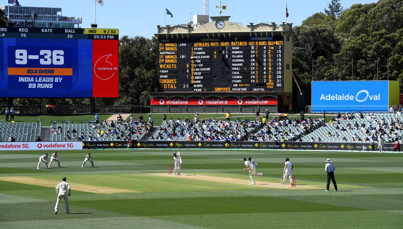 Australia Makes Modest First-innings Total In Second Test
